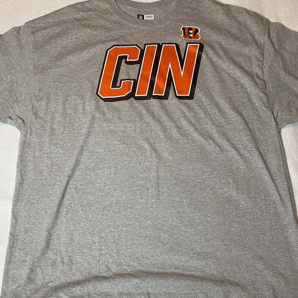Cincinnati Bengals Shirt Mens 3XL Gray NFL Football CIN Graphic Tee New!